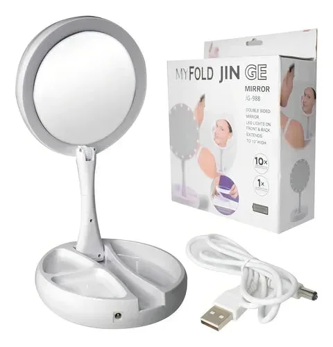 ESPEJO LED PLEGABLE